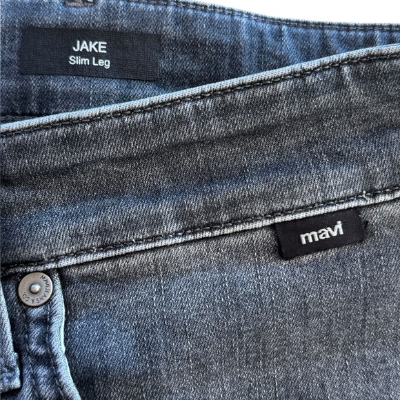 Mavi Jake Slim Leg Light Smoke Feather Blue men size 40x30 - Picture 7 of 16